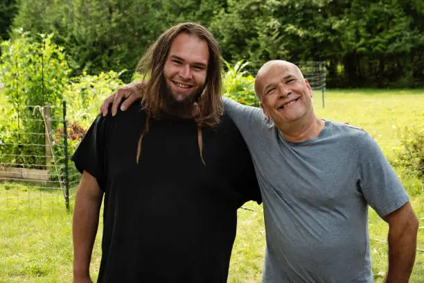 Two men in recovery