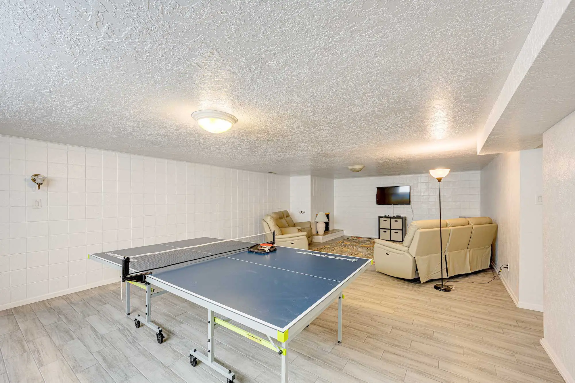 Recreation Room with Ping Pong